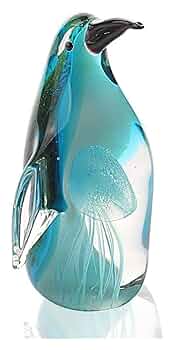 楽天市場】硝子のペンギン 可愛らしいガラスアート 置物